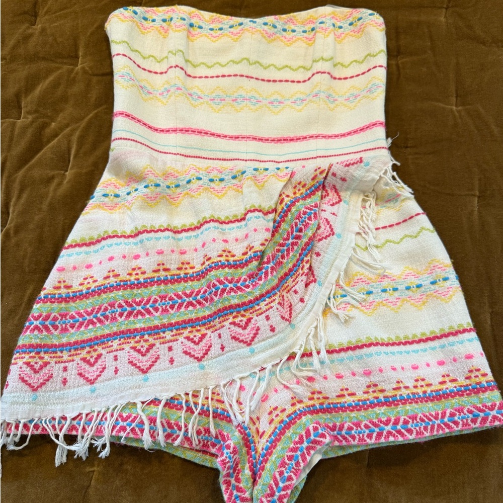 Amanda Uprichard Multicolor Patterned Garment - image 1